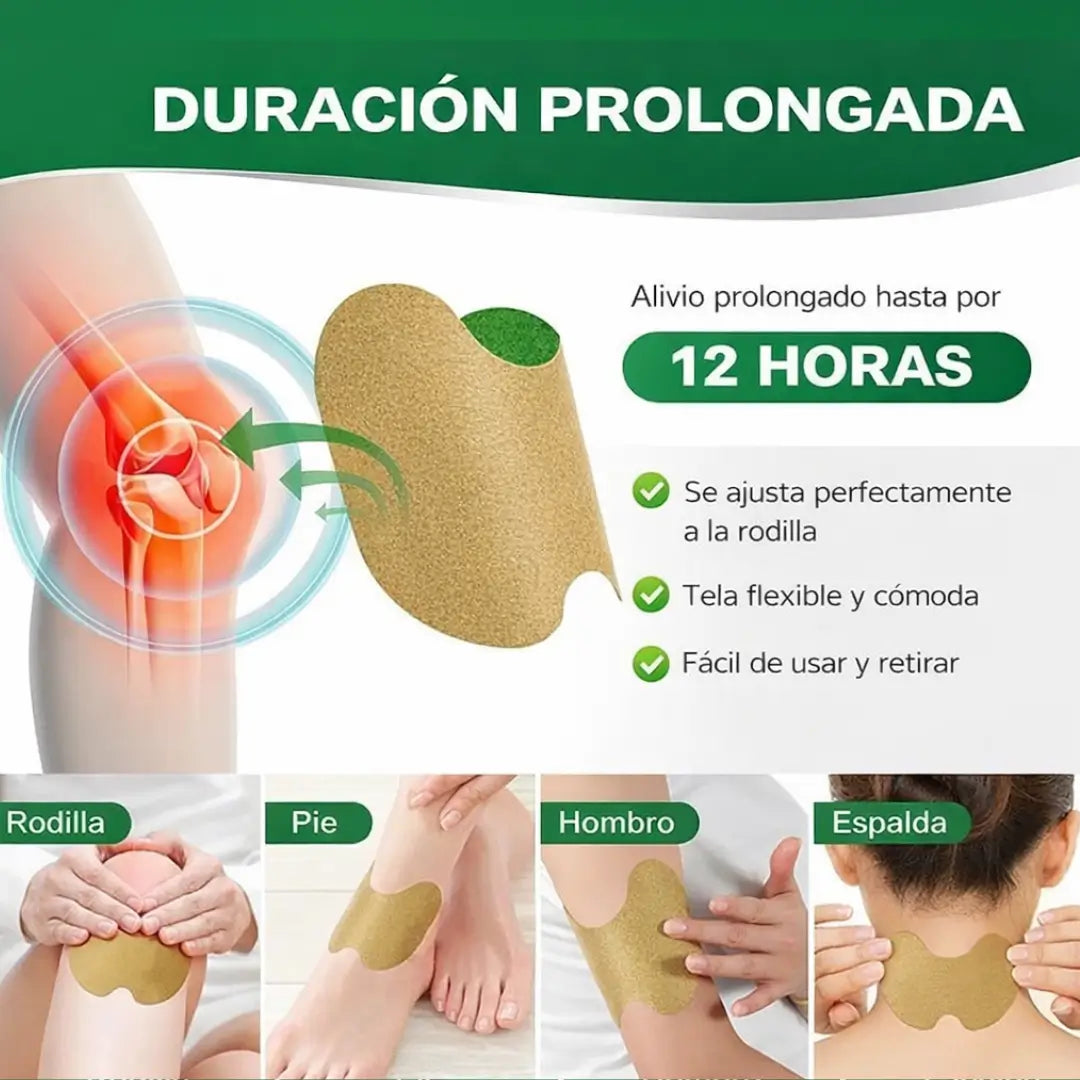 KneeRelief Pro™ - ¡MEGA PROMO! Pack Alivio Total de Rodilla 30 Parches x 1