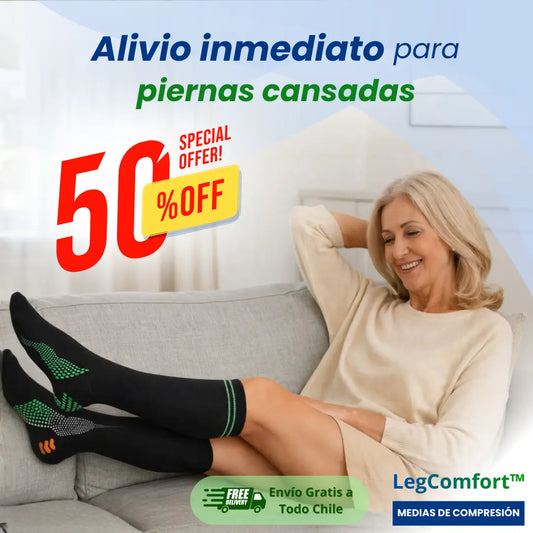 LegComfort™ Medias de Compresión - Piernas más livianas y sin pesadez desde el primer uso
