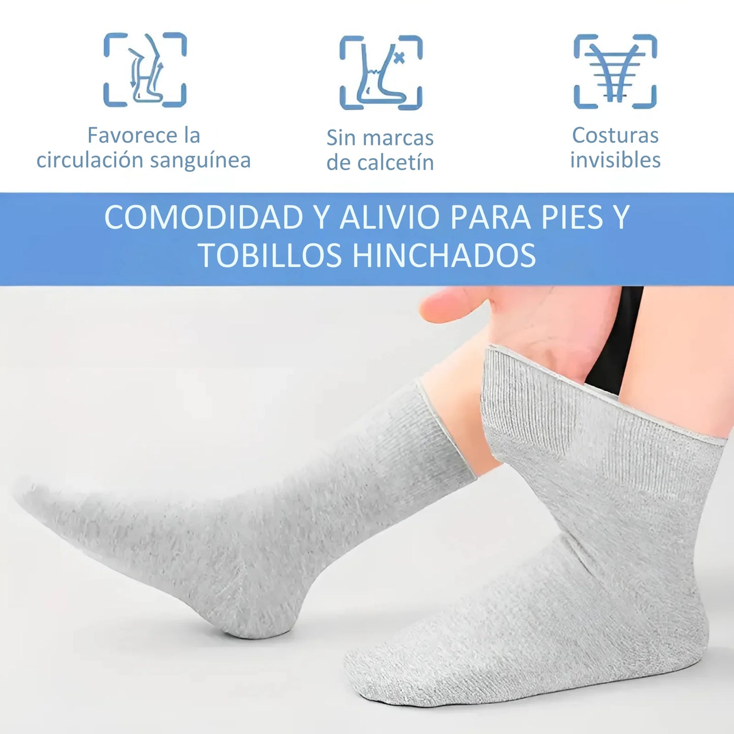 VitaFeet™ - Calcetines que Alivian la Presión y Cuidan tus Pies