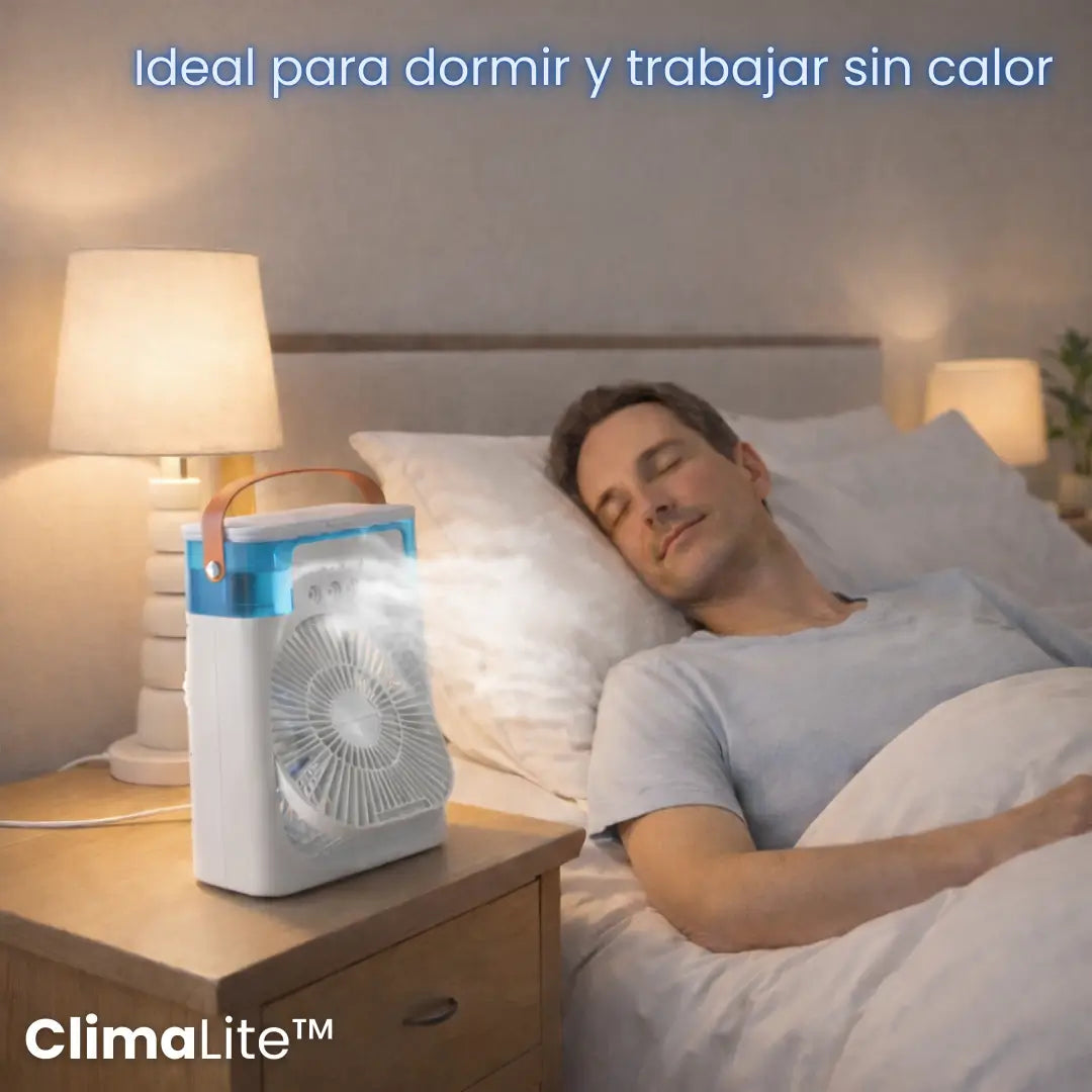 ClimaLite™ - Ventilador Humidificador - Alivio del calor, fácil y accesible