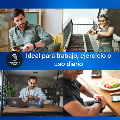 Reloj Smartwatch T500 ULTRA - Tecnología simple y útil para el día a día.