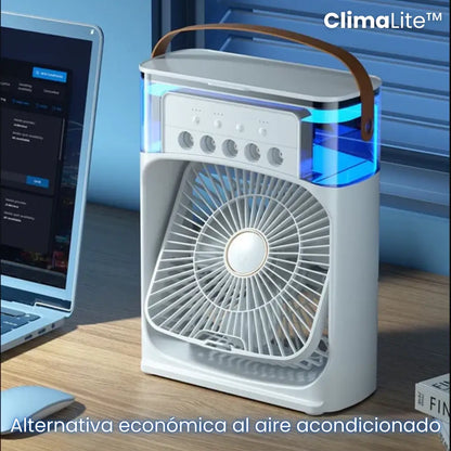 ClimaLite™ - Ventilador Humidificador - Alivio del calor, fácil y accesible