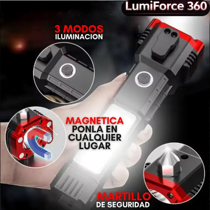 LumiForce 360 - Luz y Seguridad total para Emergencias en tu auto