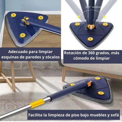 Trapeador giratorio 360° Extensible - OFERTA EXCLUSIVA CYBER