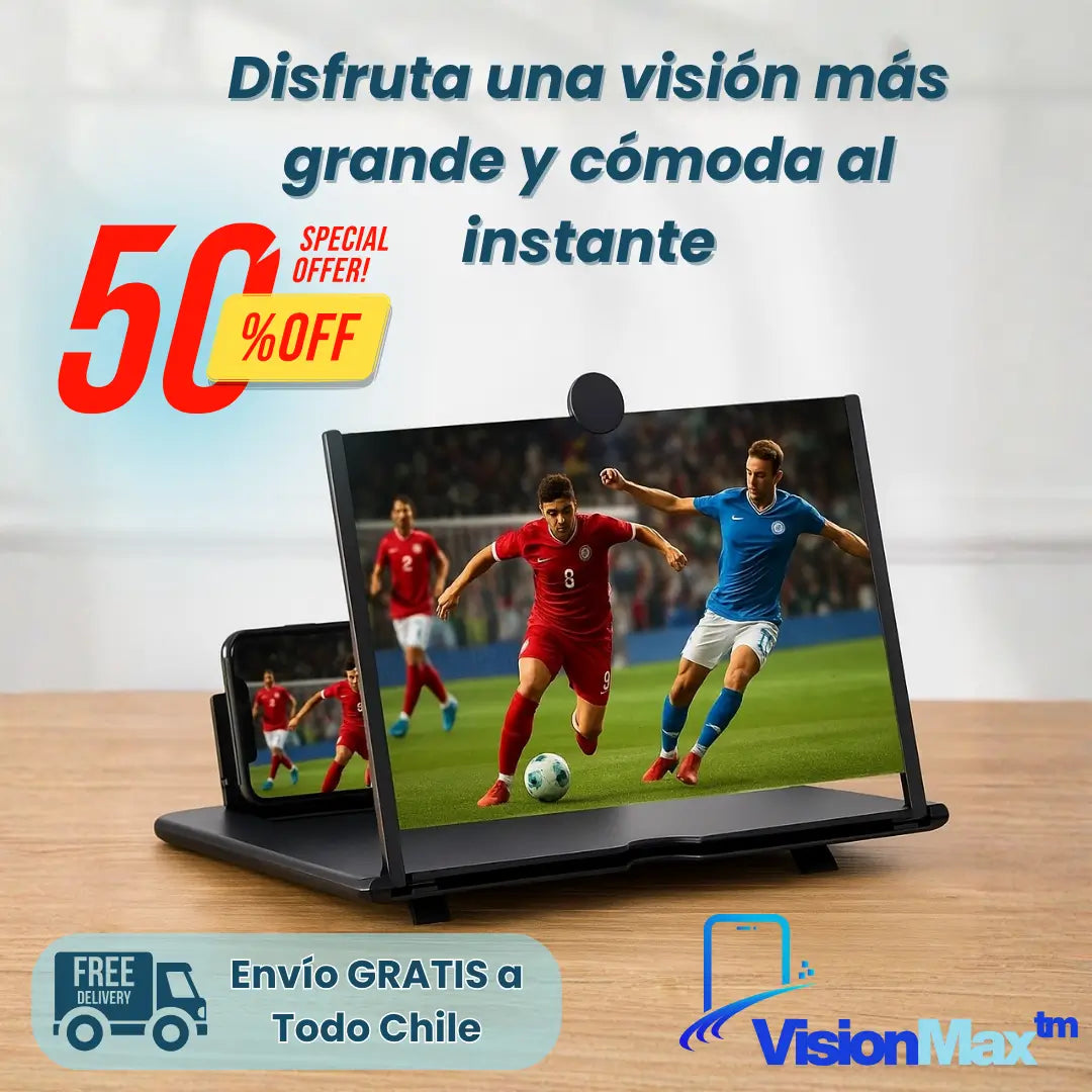VisionMax™ – Amplía tu pantalla y relaja tu vista en segundos