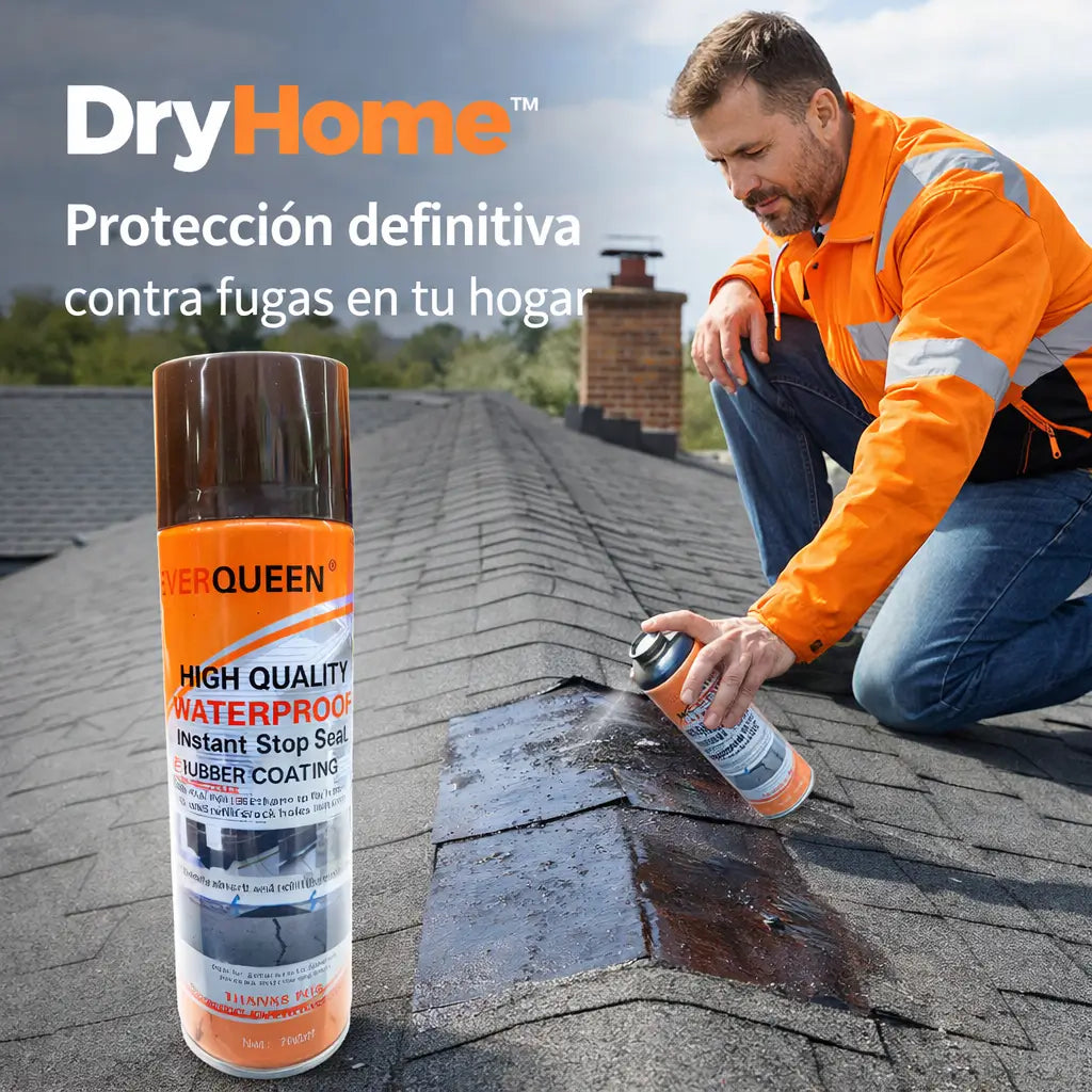 DryHome™ – Spray Impermeable Multiuso -Sella las fugas y mantén tu hogar seco sin complicaciones