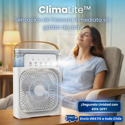 ClimaLite™ - Ventilador Humidificador - Alivio del calor, fácil y accesible