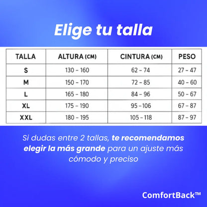 ComfortBack Pro™ –  Corrector de postura Unisex - Alinea tu espalda y siente el alivio inmediato