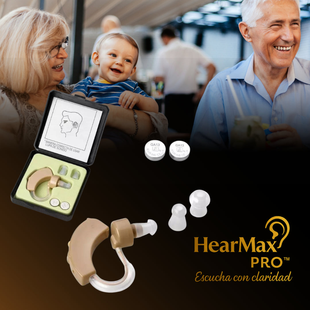 HearMax Pro™ – Escucha con claridad y vuelve a disfrutar cada conversación