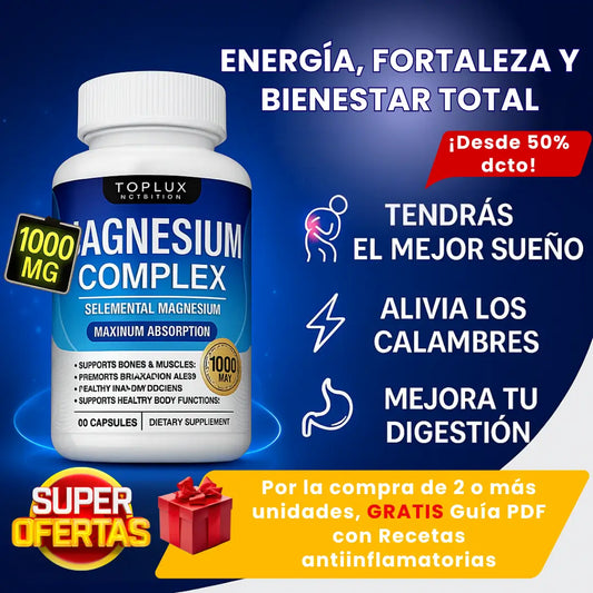 Magnesio Complex™- Bienestar total y energía equilibrada todos los días