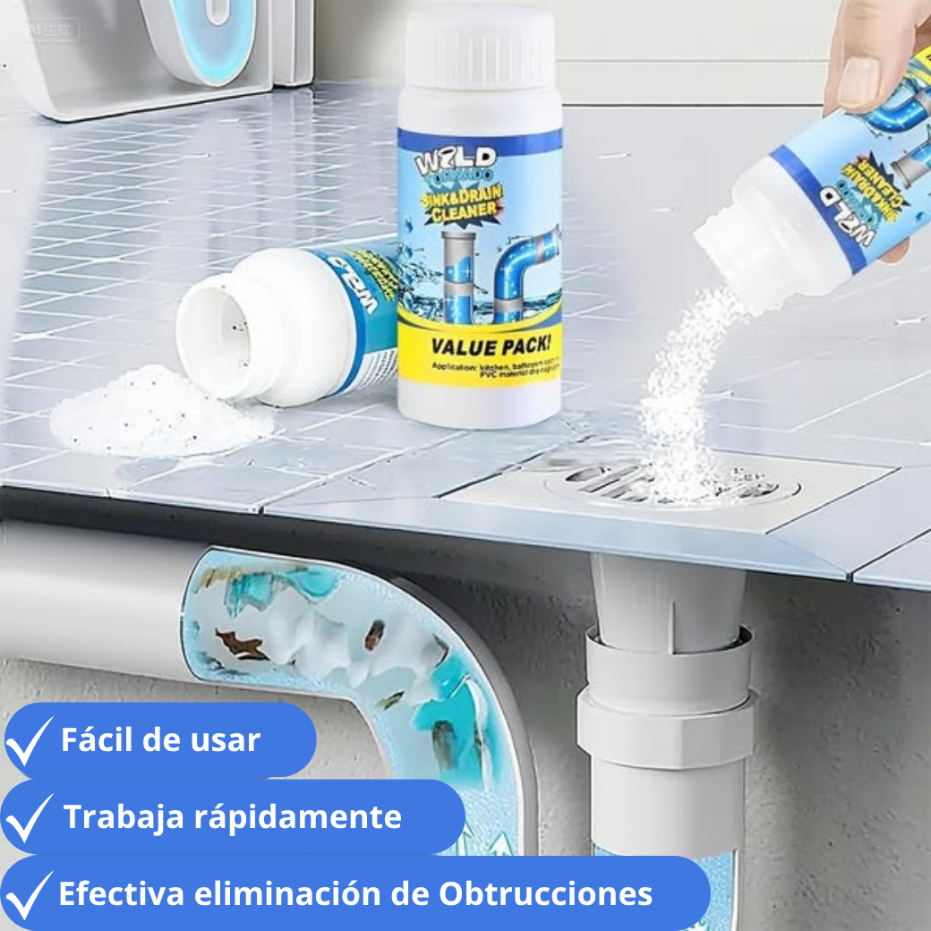 LIMPIADOR  DE DRENAJES Y CAÑERÍAS - El Poder que Elimina Obstrucciones Difíciles