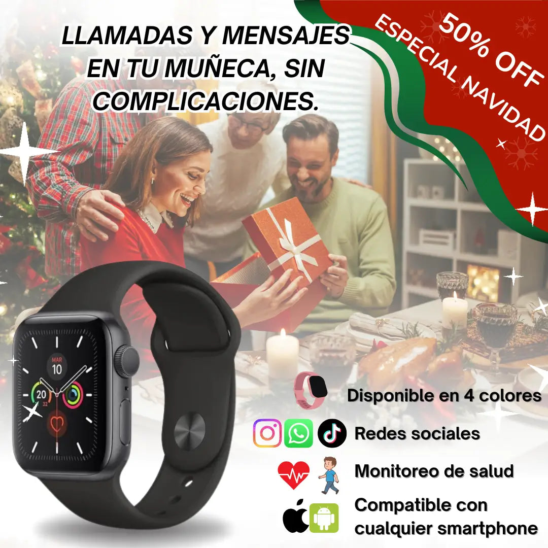 Reloj Smartwatch T500 ULTRA - Tecnología simple y útil para el día a día.