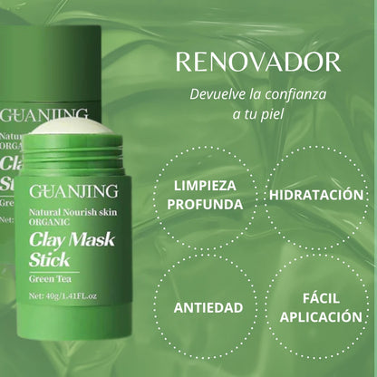 Mascarilla Limpiadora en Barra de Té Verde + GRATIS Guía PDF Limpieza facial en casa