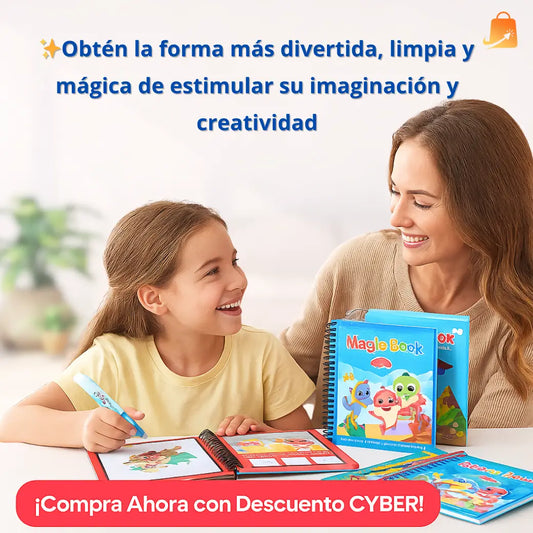 Libro de Colorear Mágico - Estimula su Creatividad