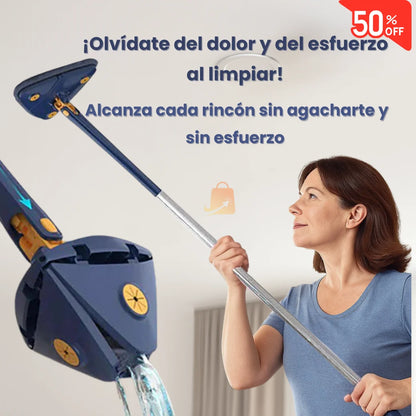 Trapeador giratorio 360° Extensible - OFERTA EXCLUSIVA CYBER