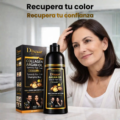 Shampoo Dissar® 3 en 1 Unisex - Canas cubiertas de forma simple y natural