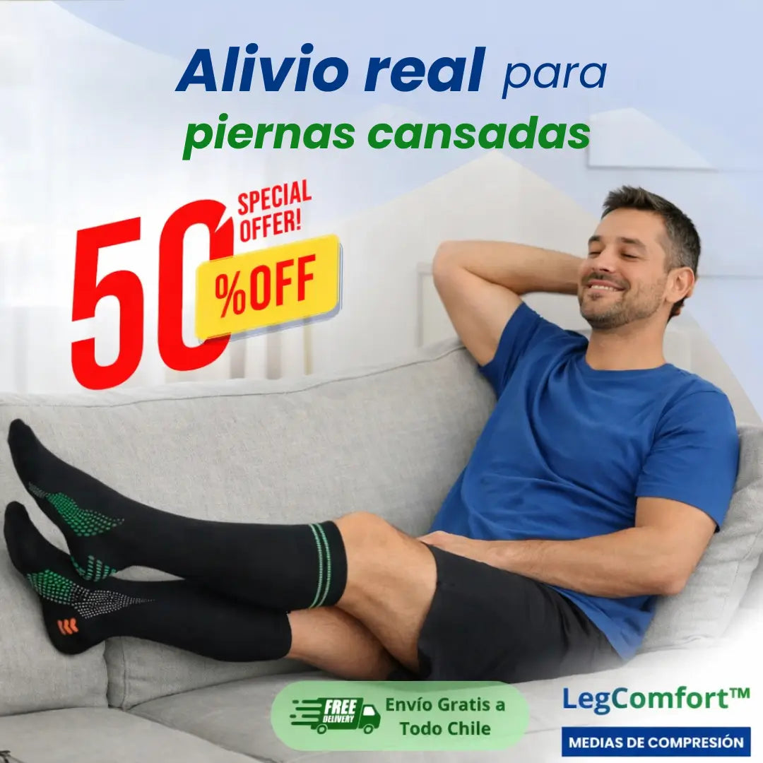 LegComfort™ Medias de Compresión - Piernas más livianas y sin pesadez desde el primer uso