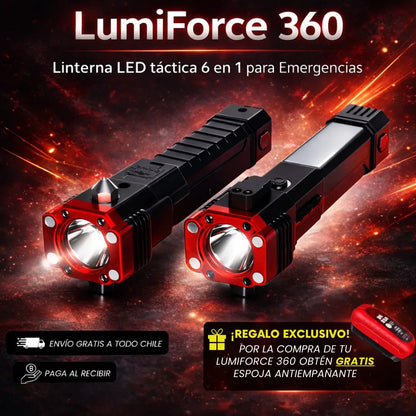 LumiForce 360 - Luz y Seguridad total para Emergencias en tu auto