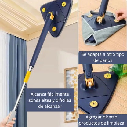 Trapeador giratorio 360° Extensible - OFERTA EXCLUSIVA CYBER