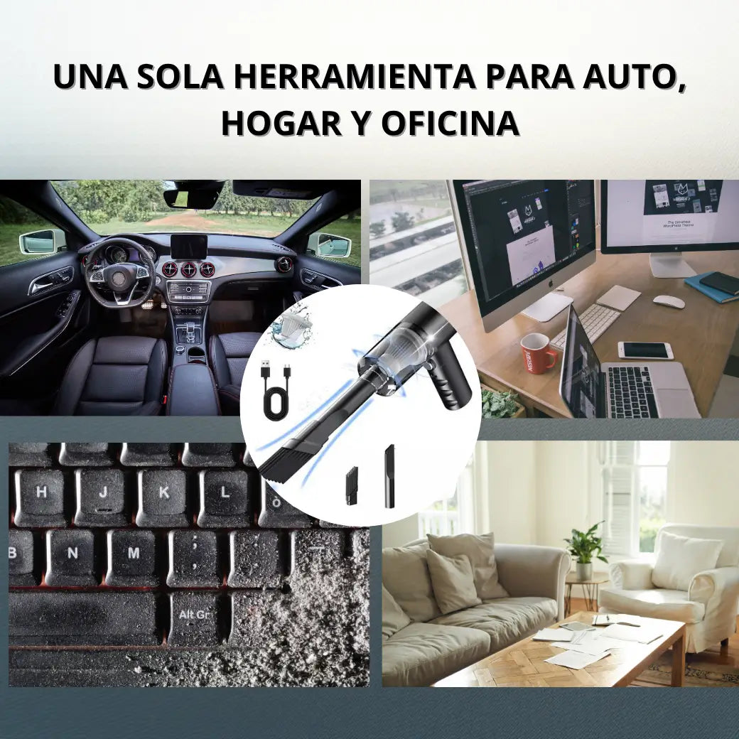 TurboClean Pro™ – Potencia portátil para cada espacio